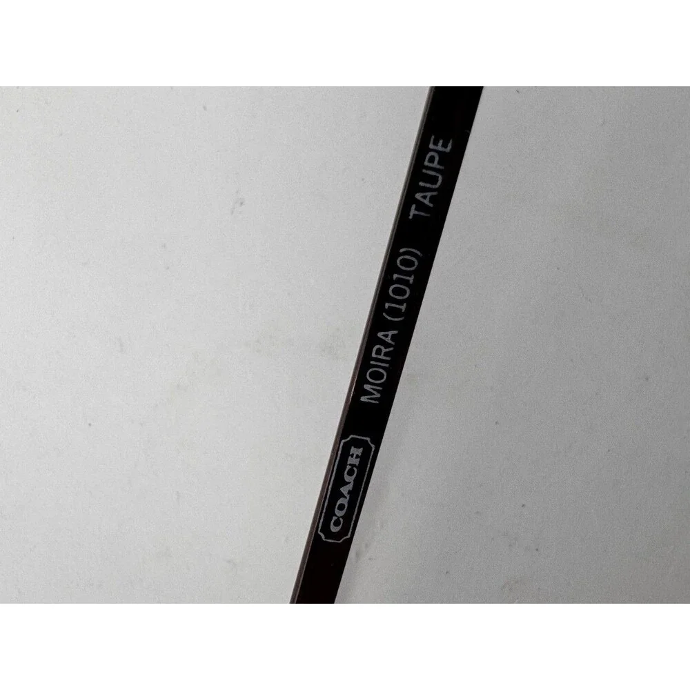 Coach Moira 1010 Eyeglass Frames Only 50-16-135 Metallic Half Rim Authentic